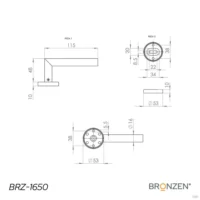 Doble Balancin Recta 16mm, Acero inoxidable