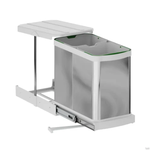 sku097.155 Porta Residuos Doble Extraible 2 x 12lts.