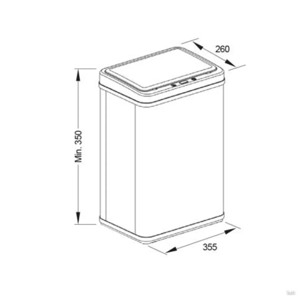 Porta Residus Exterior Automatico 50lts