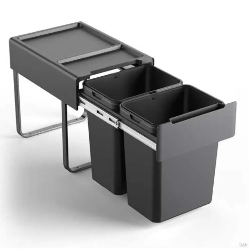 Porta Residuos Doble Extraible 2 x 20lts. Modulo 400