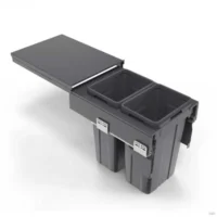 Porta Residuos Doble Extraible 2 x 18lts. Modulo 400