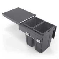 Porta Residuos Doble Extraible 2 x 21lts. Modulo 450