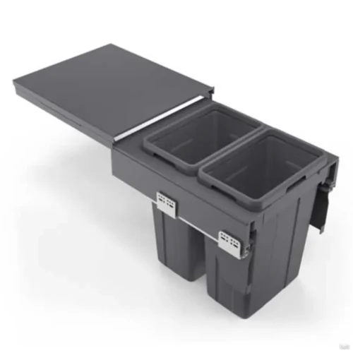 Porta Residuos Doble Extraible 2 x 21lts. Modulo 450