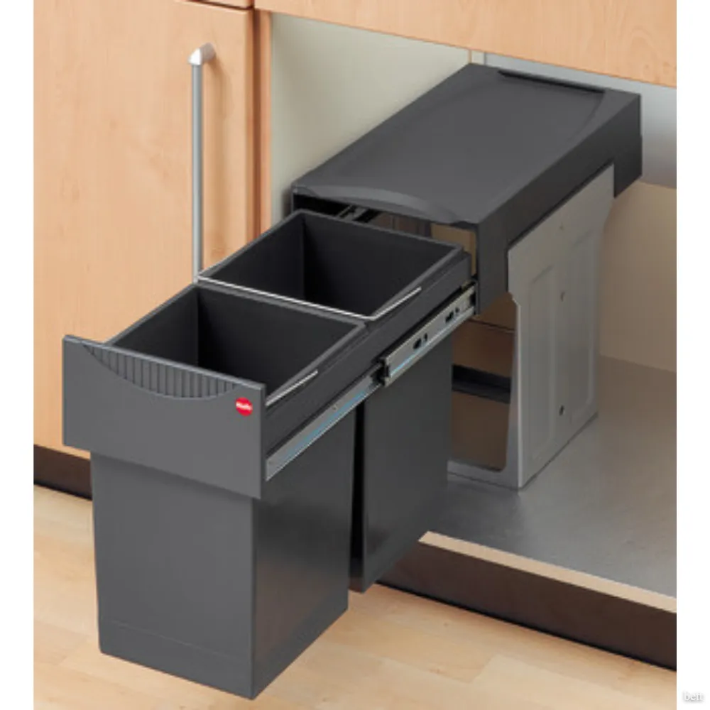 Porta Residuos Doble Extraible 2 x 15lts. Modulo 300mm
