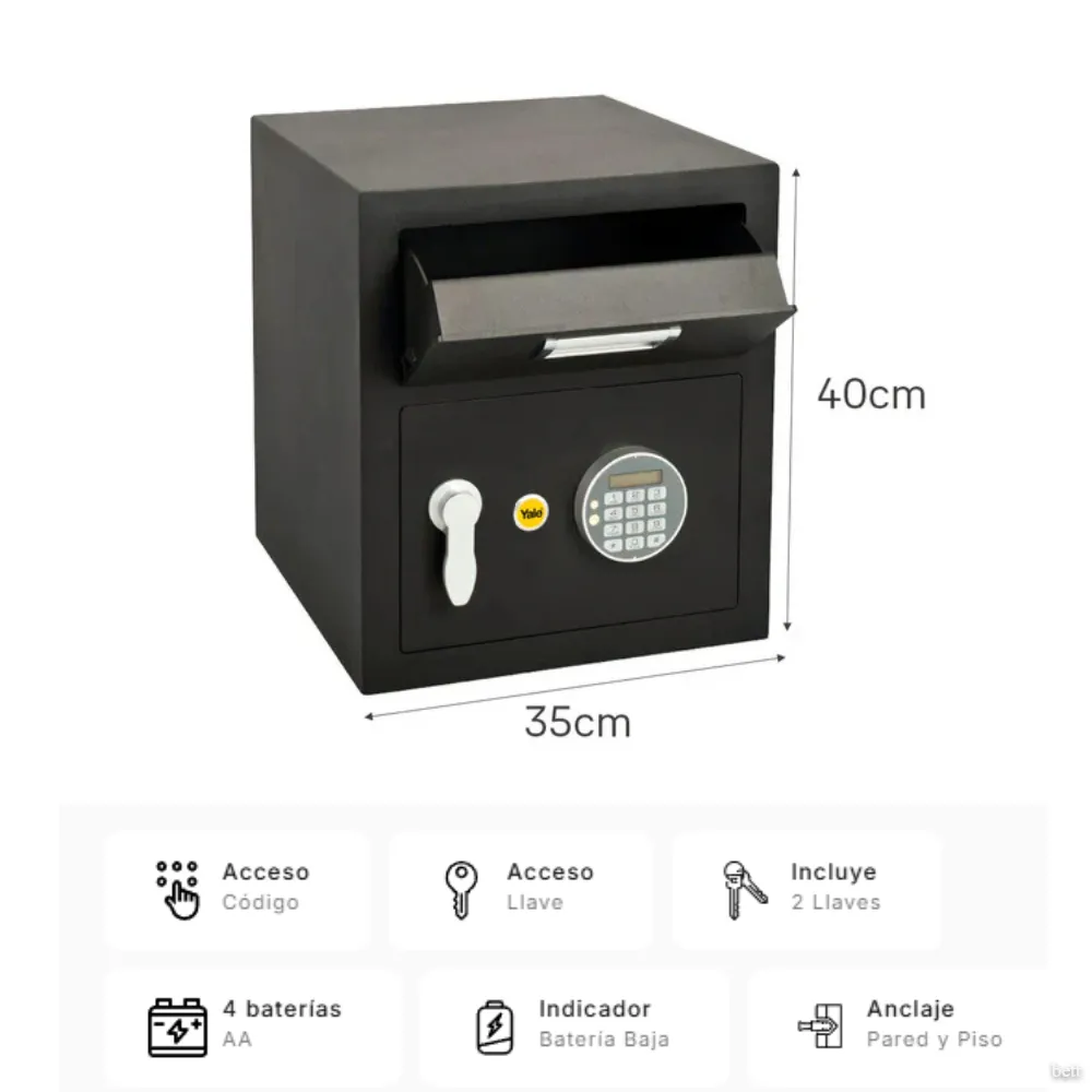 Caja Fuerte Buzon Yale