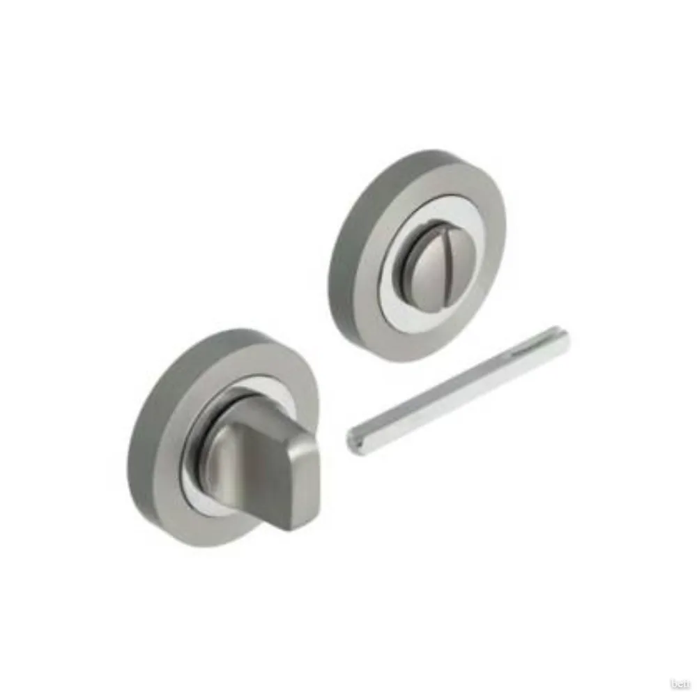 Llavin para Baño Premium Redondo Cromo Mate