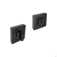 Llavin para Baño Premium Cuadrado Negro