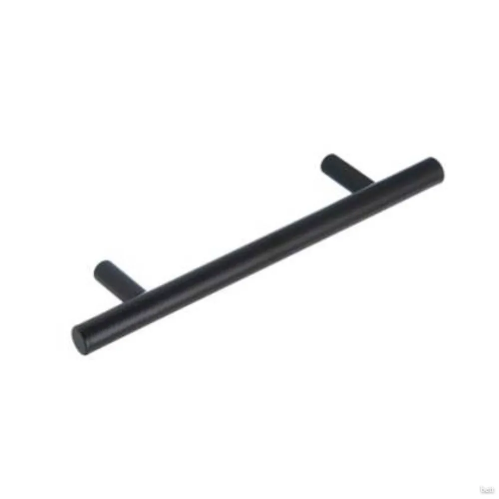 Tirador Barral Acero Inoxidable Negro