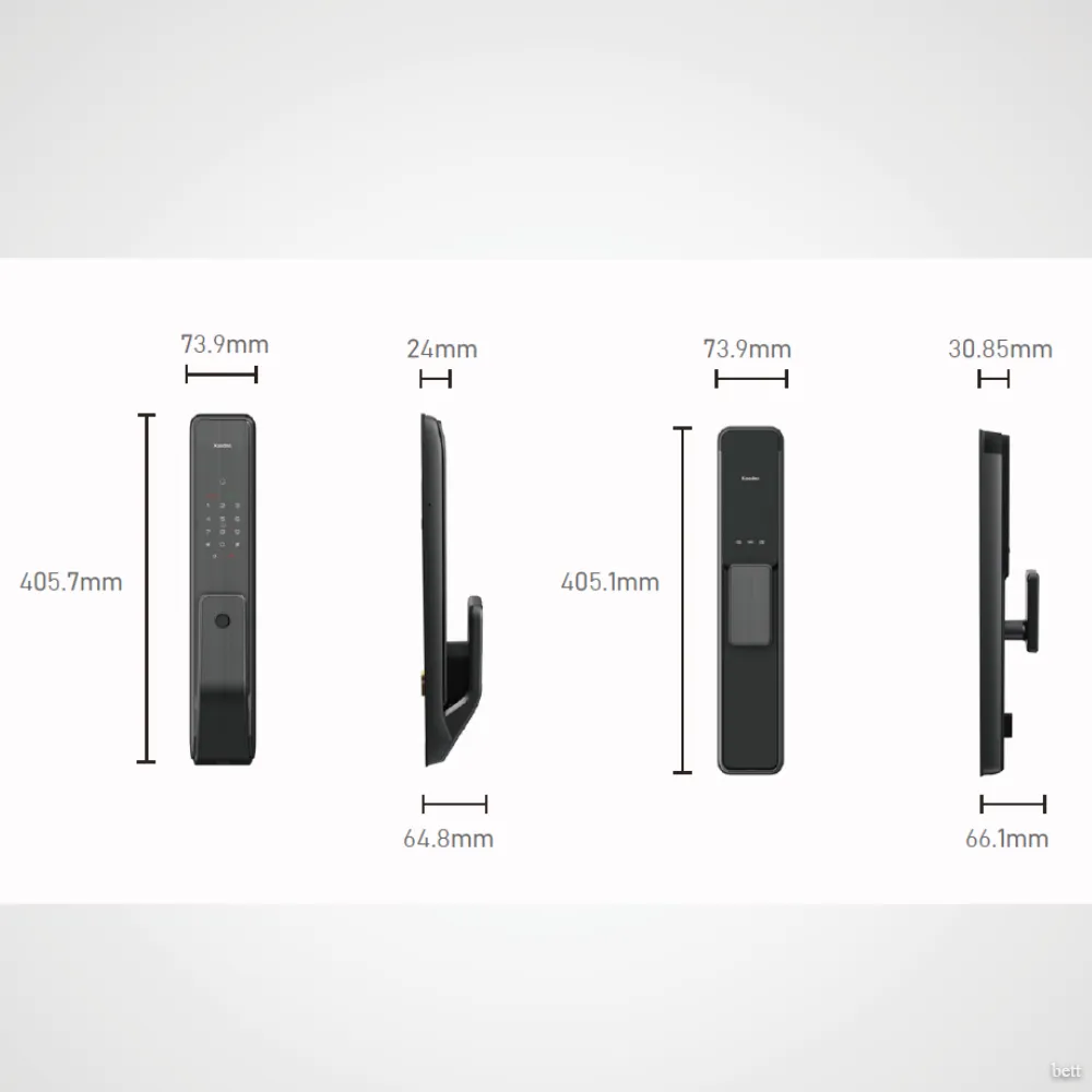 Cerradura Digital Kaadas Q3 Negro