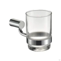 Vaso de Cristal con Soporte Hafele Redondo
