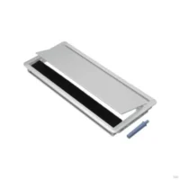 Pasacables Recto Aluminio Cierre Suave