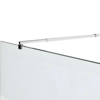 Mampara de Baño Fija Esmrilada 80cm