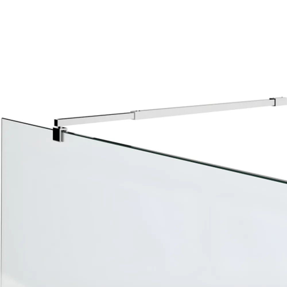 Mampara de Baño Fija Esmrilada 80cm