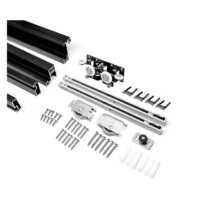 Kit Oculto para Puerta de Vidrio x1.20mts