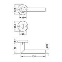 Doble Balancin HL01 Acero Inoxidable