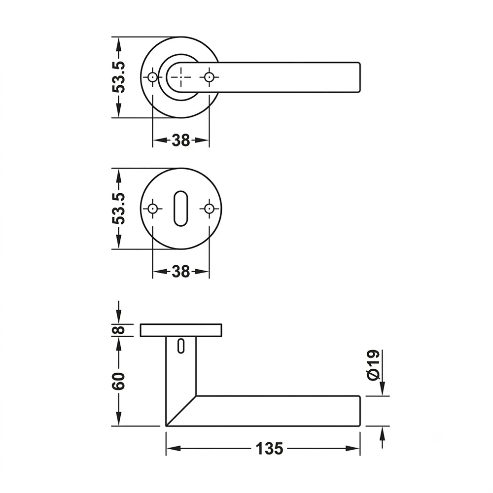 Doble Balancin HL01 Acero Inoxidable