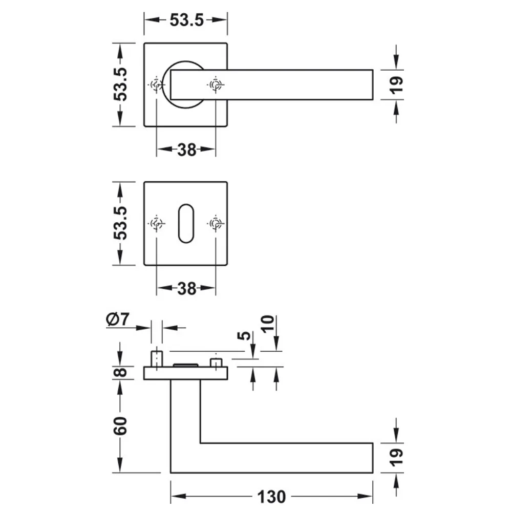 Doble Balancin LDH 2166 Acero Inoxidable