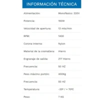 Kit Motor Corredizo ICON 400 Imprac